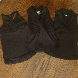 Lululemon Athletic Tops Tanks Blk Sz Sm (sz 6)